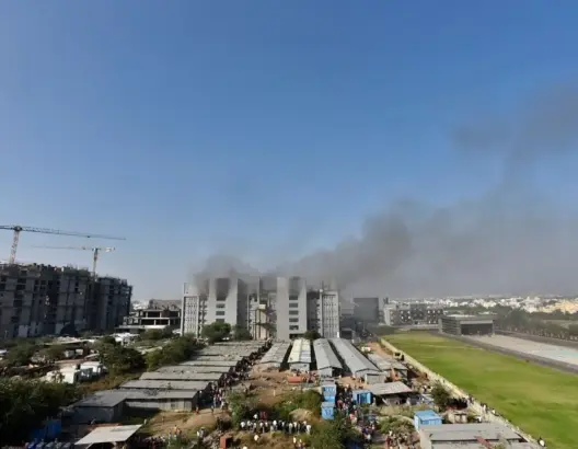 حريق بالهند