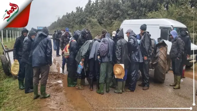 قتيل وجريحان في حادث انقلاب جرار بضواحي الحاجب