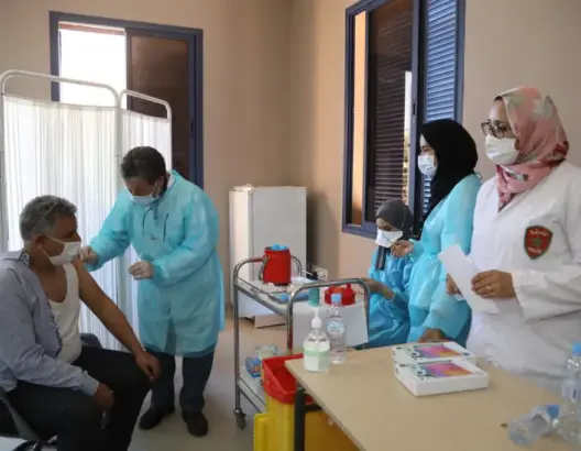 تلقيح شرطة مراكش