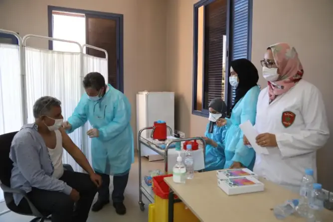تلقيح شرطة مراكش