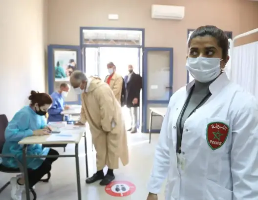 تلقيح شرطة مراكش