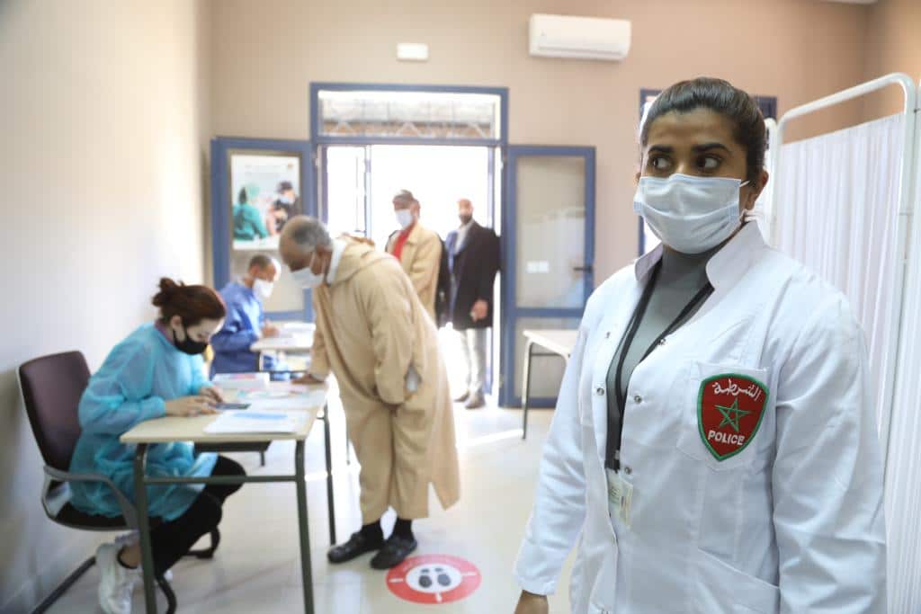تلقيح شرطة مراكش