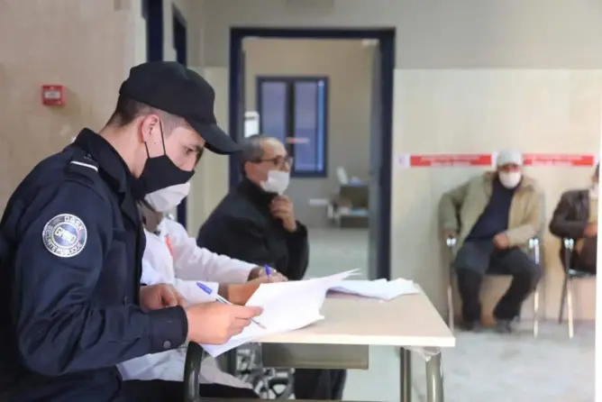 تلقيح شرطة مراكش