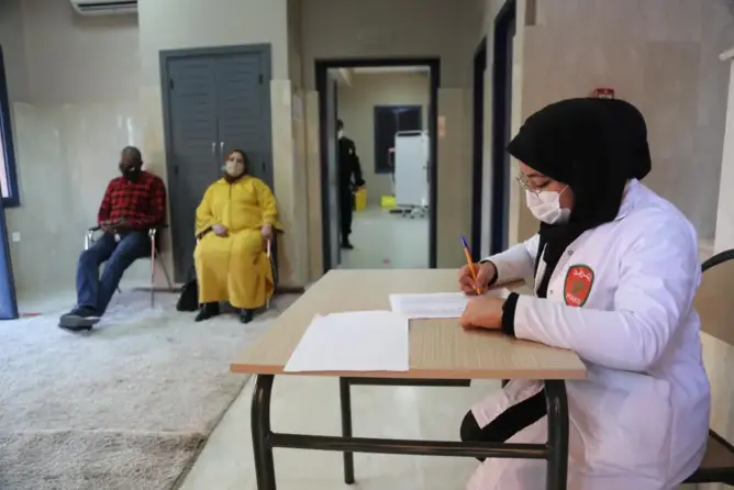 تلقيح شرطة مراكش