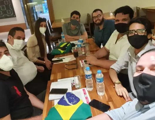 الشبيبة الاتحادية تنظم زيارة لحزب العمل الديمقراطي البرازيلي