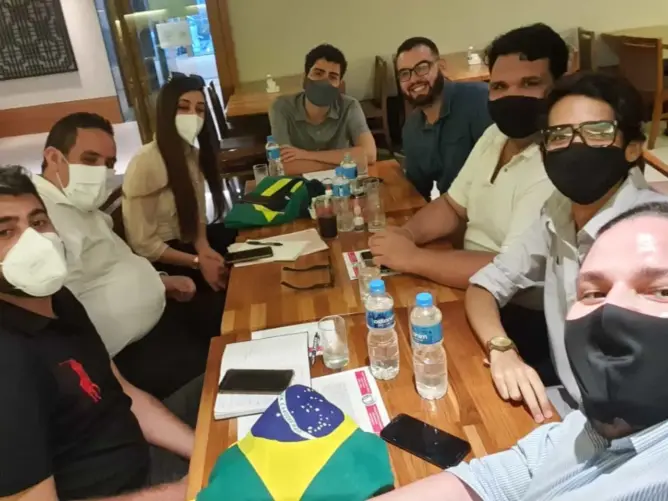 الشبيبة الاتحادية تنظم زيارة لحزب العمل الديمقراطي البرازيلي