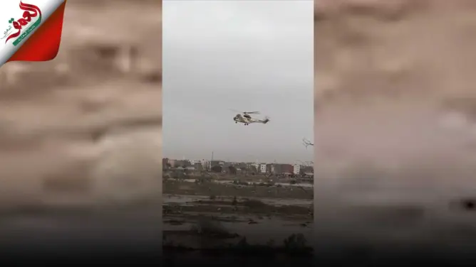 تسخير مروحية للدرك لإنقاذ 5 رعاة حاصرتهم سيول واد سوس ضواحي انزكان (فيديو)