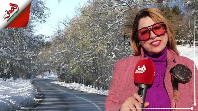 البياض يغطي إفران ويمنحها جمالا ساحرا.. وآلاف الزوار يحجون إليها من مختلف المدن (فيديو)