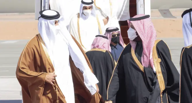 الأمير تميم و ابن سلمان
