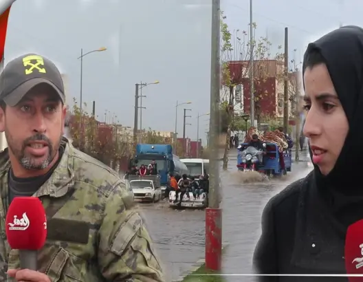 الأمطار تغرق شوارع “سبع عيون” والساكنة تعاني وتوجه رسالة للمسؤولين (فيديو)