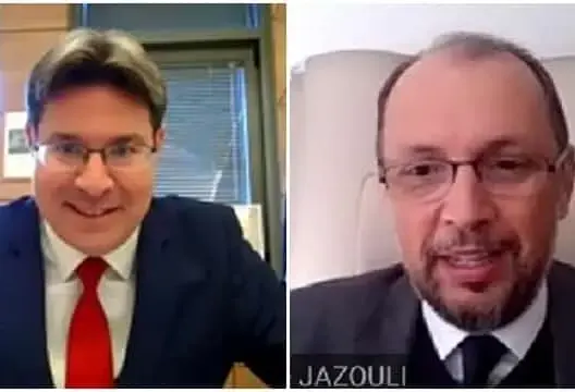 الجزولي يجري مباحثات مع وزير التعاون الإقليمي الإسرائيلي