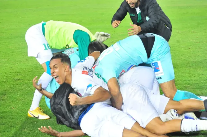 الرجاء يتأهل بصعوبة بالغة لثمن نهائي كأس العرش على حساب وداد فاس