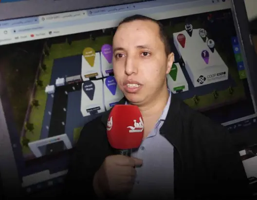 بدون أي دعم.. شاب يجمع 170 ألف زائر في معرض رقمي للتعاونيات (فيديو)
