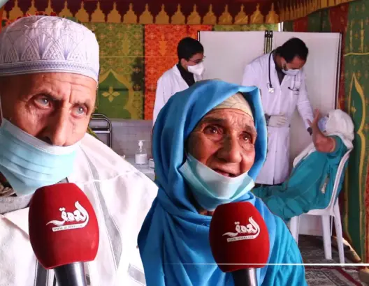 فرحة عارمة لمسنين بعد تلقيهم جرعات اللقاح.. هذه ارتسامات ساكنة تامنصورت (فيديو)