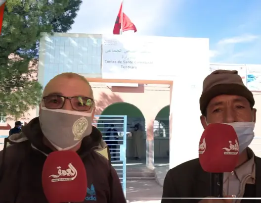 مواطنون يقبلون على التلقيح بتندرارة نواحي بوعرفة