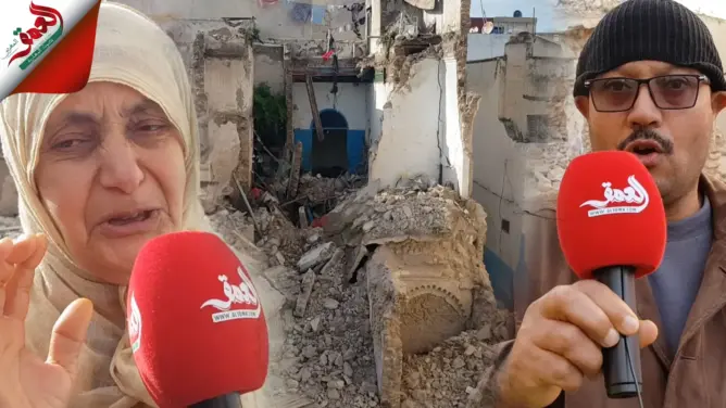 انهيار منزل بالمدينة القديمة بأزمور يخلف رعبا لدى الساكنة ويشرد قاطنيه (فيديو)