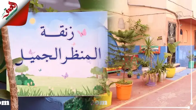 ساكنة بتمارة يزينون حيهم ويشجعون على نشر الفكرة لحياة طبيعية أمام منازلهم (فيديو)