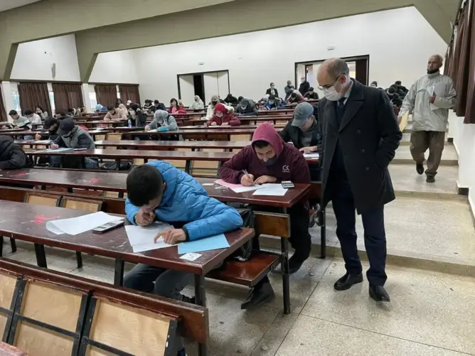 انطلاق امتحانات العلوم والاداب بجامعة مكناس