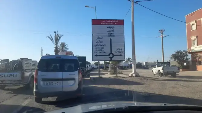أشغال بمدخل أيت ملول الجنوبي يتسبب في اختناق مروري