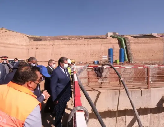 أخنوش: الأشغال بمحطة تحلية مياه البحر “اشتوكة” تجاوزت 85%.. والانطلاقة في أبريل المقبل (فيديو)