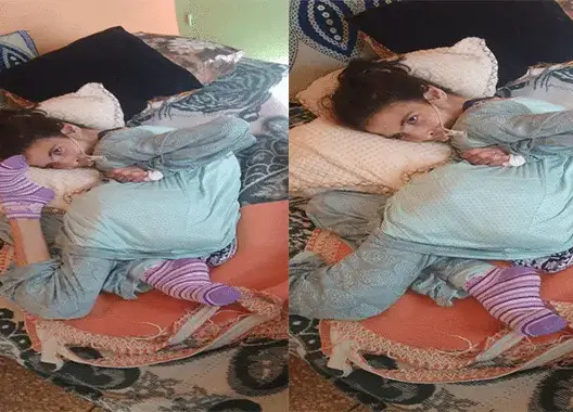 تعاني من مرض نادر.. لجنة من مندوبية الصحة تزور الطالبة “لمياء” بتاونات (فيديو)