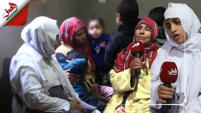 أرملة وأمها و5 أبناء صغار يناشدون المحسنين لمساعدتهم بعد وفاة معيلهم بالسرطان (فيديو)