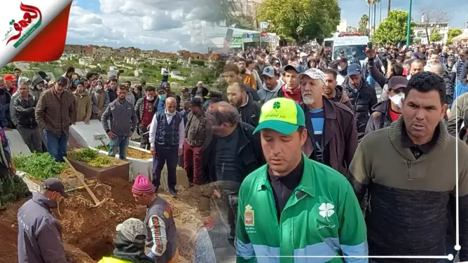 في موكب جنائزي مهيب.. مكناس تودع جثامين أفراد طاقم النادي المكناسي (فيديو)