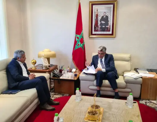 مصطفى الرميد يستقبل جمعية "الوسيط من أجل الديمقراطية وحقوق الإنسان"