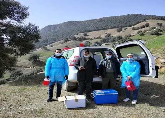 لقاح كورونا يصل الأشخاص المسنين بالمناطق الجبلية والنائية بإقليم تازة (صور)