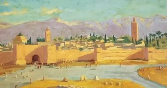 تبلغ قيمتها 3 ملايير .. لوحة “مسجد الكتبية” للبيع في مزاد علني غدا بلندن