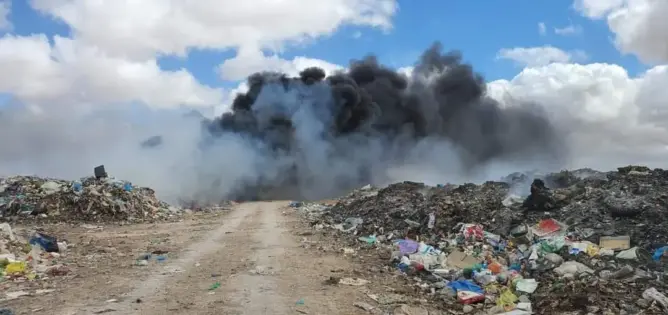 انبعاثات مطرح الأزبال بتزنيت تخنق الساكنة.. والمجلس البلدي يوضح