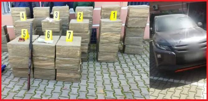 القنيطرة .. حجز طنين من المخدرات وتوقيف 4 أشخاص وبحوزتهم سلاح ناري