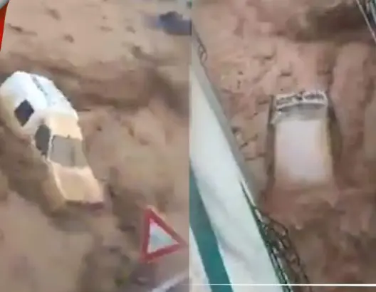 أمطار طوفانية تغرق تطوان.. السيول تجرف السيارات وتغمر البيوت(فيديو)