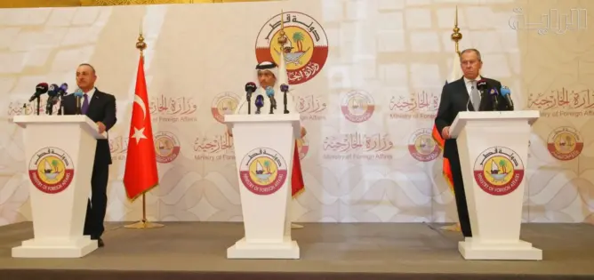 قطر وتركيا وروسيا تؤكد على ضرورة المحافظة على سيادة سوريا ووحدة أراضيها