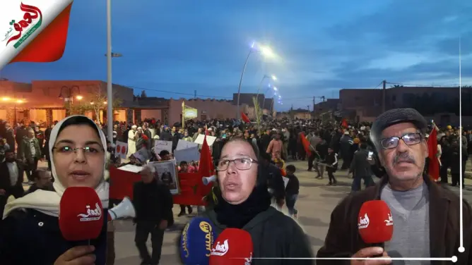 ساكنة فجيج تحتج ضد “سلب” الجزائر لأراضيها بمنطقة “العرجة” (فيديو)