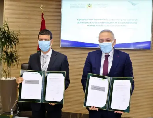 توقيع اتفاقية بالرباط لإحداث منصة تحتضن 100 مقاولة ناشئة في التجارة