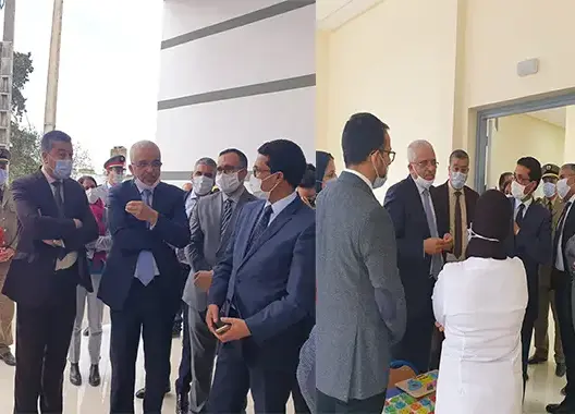الوالي المنسق الوطني لـ INDH يتفقد مشاريع المبادرة في زيارته لتاونات(صور)