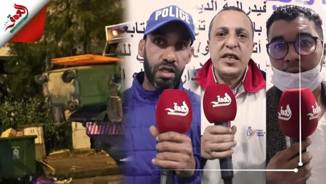 عمال نظافة يستنكرون هضم حقوق زميلهم مات “مطحونا” (فيديو)