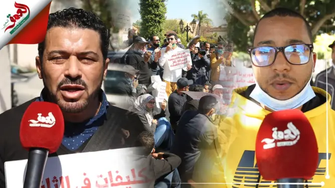 الأساتذة حاملو الشهادات: من حقنا الاحتجاج.. ولا نعرف سبب قمعنا بهذا الشكل (فيديو)