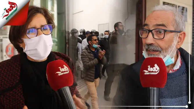 قوات الأمن تتدخل لفض وقفة تضامنية مع فلسطين بالرباط في “يوم الأرض” (فيديو)