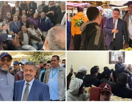 شباط يحشد عشرات الفاسيين في تجمعات خطابية ويعدهم بنهاية “السنوات العجاف” (صور)