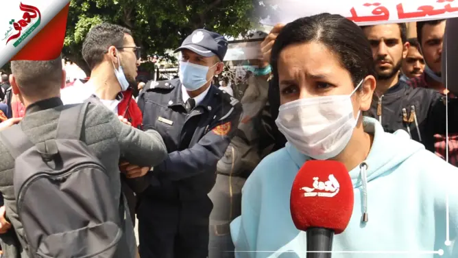 أستاذة متعاقدة: مسلسل الاعتقالات مستمر .. والترهيب والقمع لن يزيدنا إلا صمود (فيديو)