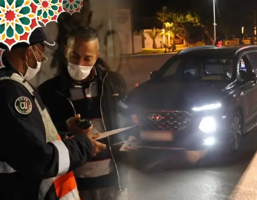 مراقبة مشددة بشوارع سلا.. هكذا طبَّق الأمن حظر التنقل في أول ليلة من رمضان (فيديو)