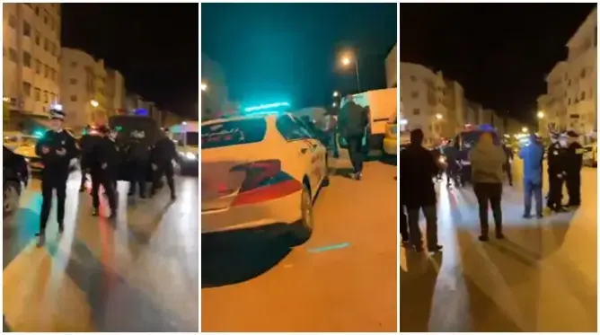 أمن طنجة يتدخل لتفريق مظاهرة ضد منع التراويح بالمساجد ويعتقل محتجين