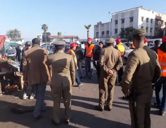 إصابته خطيرة.. طعن عنصر من القوات المساعدة خلال تحرير الملك العمومي بمراكش