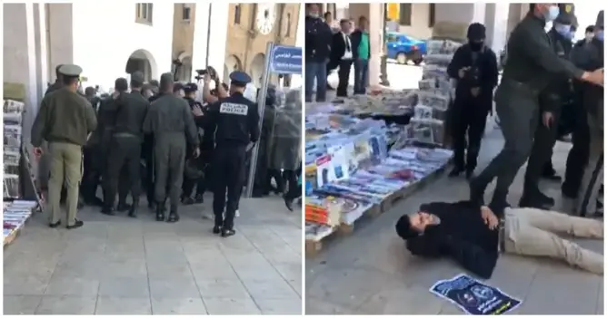 سلطة الرباط تكشف روايتها حول “تعنيف” حقوقي أثناء فض وقفة احتجاجية (فيديو)