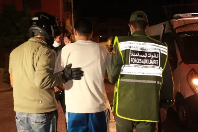 حظر التنقل الليلي بمراكش