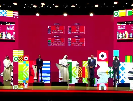 كأس العرب.. القرعة تضع المغرب رفقة السعودية والمتأهل من مباراة فلسطين والقُمُر