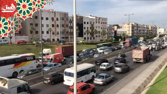 البيضاء قبيل الإفطار لا صوت يعلو فوق صوت منبهات السيارات