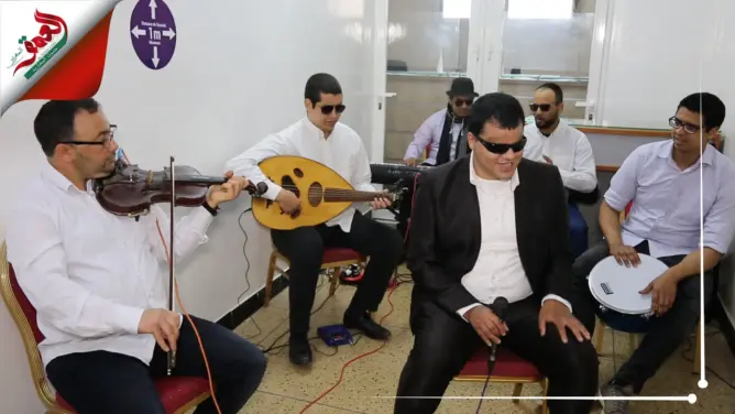 مجموعة أوثار لضعاف البصر بالبيضاء تتحدى الإعاقة وتبدع في المهرجانات والأعراس (فيديو)